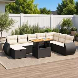 Your Ideal 9-Piece Outdoor Sofa Set Awaits You