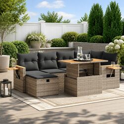 Your New Favorite Outdoor Sofa Set - 8 Pieces in Grey
