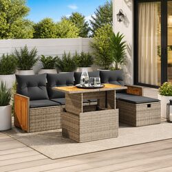 Your New 6-Piece Garden Sofa Set in Grey