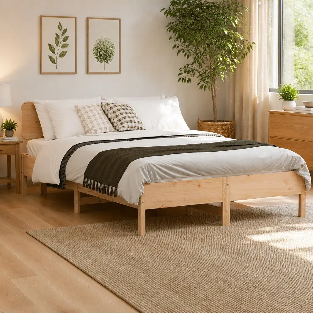 Pine Bed Frame 135x190 cm