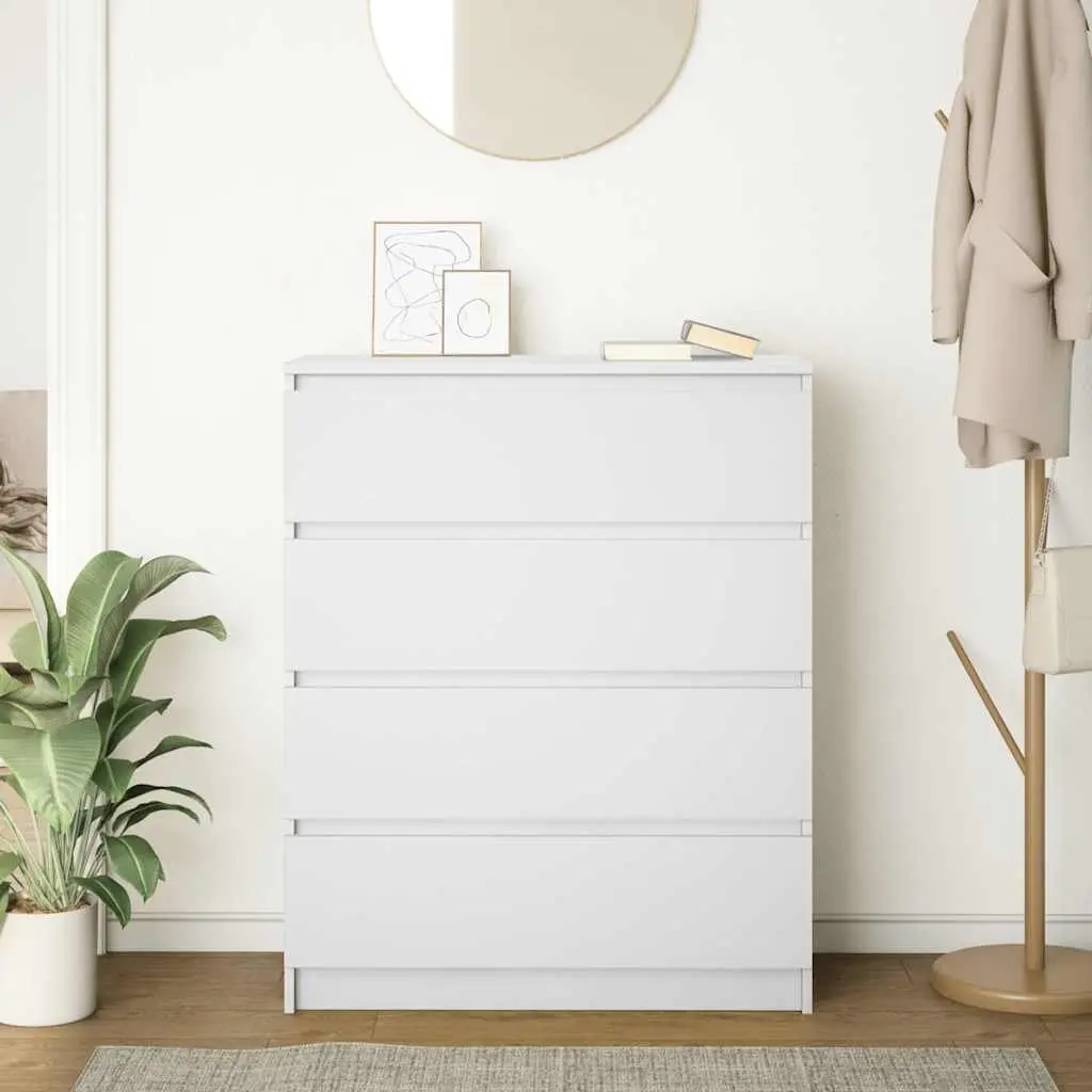 White Sideboard 80x35x99 cm