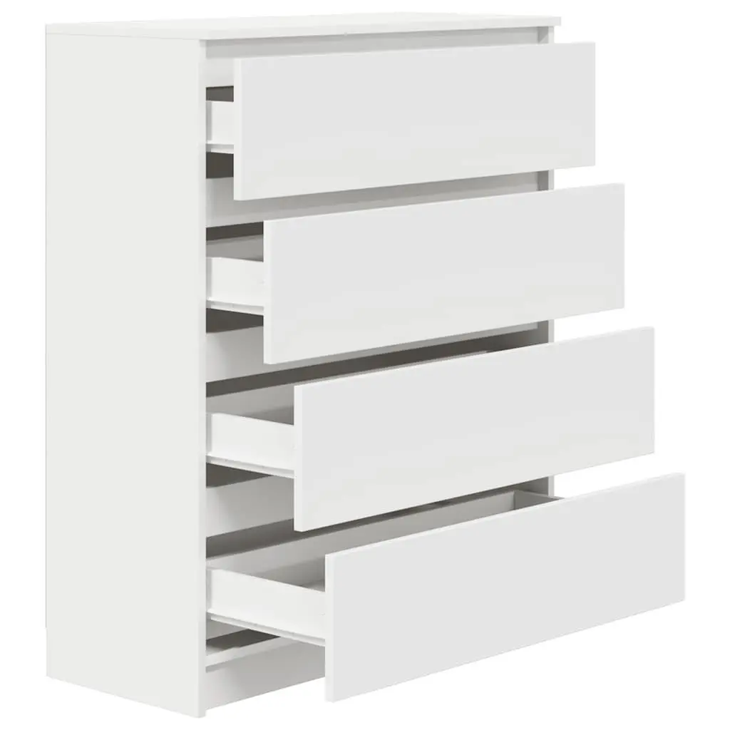 White Sideboard 80x35x99 cm