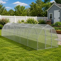 Your Perfect Chicken Run: 2.5x12x2.25m Galvanised Steel