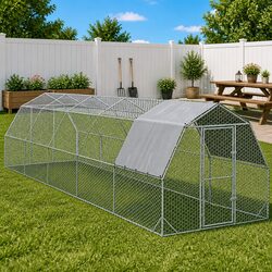 Your Ideal Chicken Run with Roof 2.5x10x2.25m