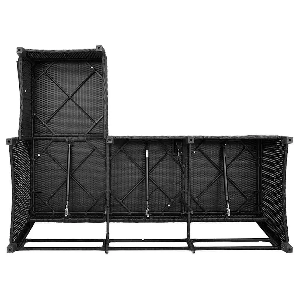 L-Shaped Garden Sofa Set