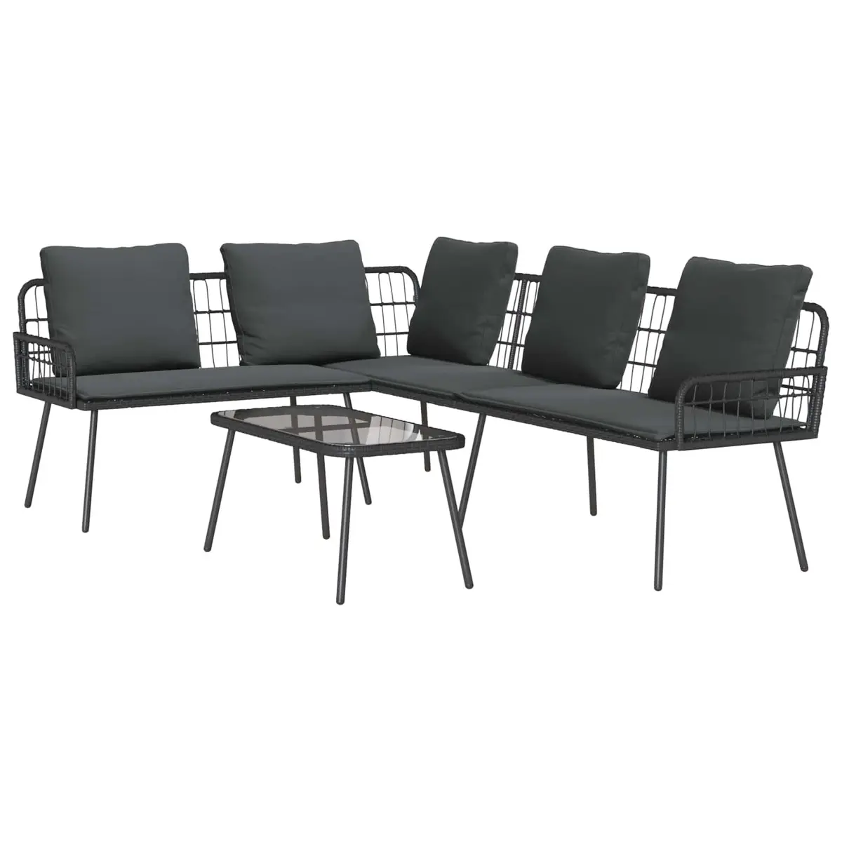 Outdoor 2-Piece Garden Sofa Set