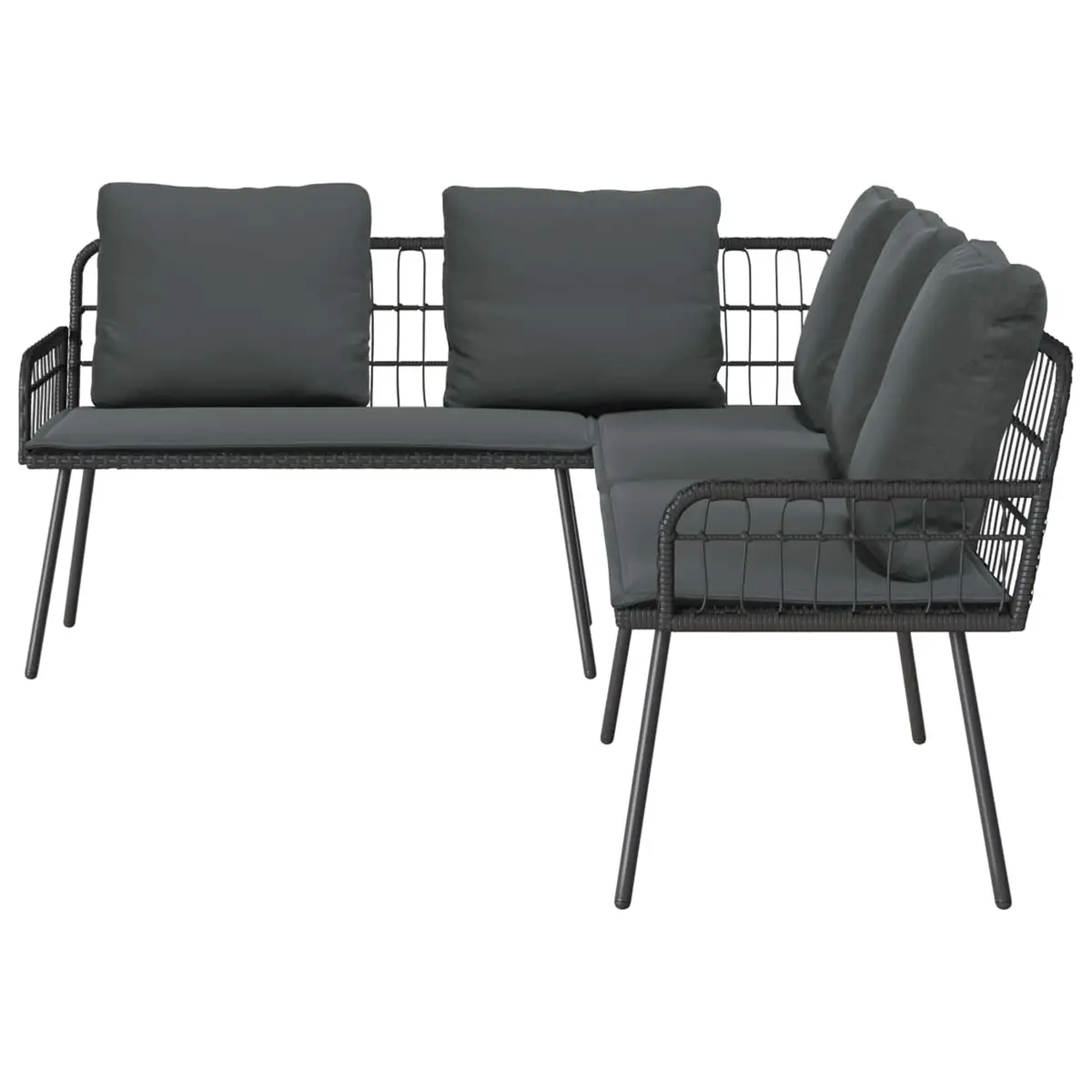 Outdoor 2-Piece Garden Sofa Set