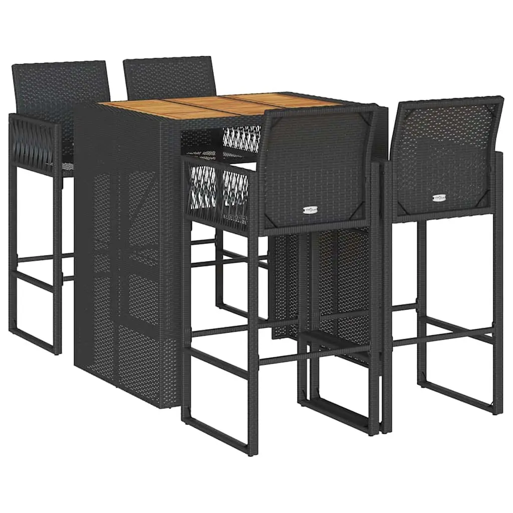 5 Piece Outdoor Bar Set