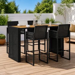 Your New Favorite Outdoor Bar Set: 5-Piece Comfort