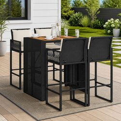 Create Your Outdoor Oasis with This 5 Piece Bar Set