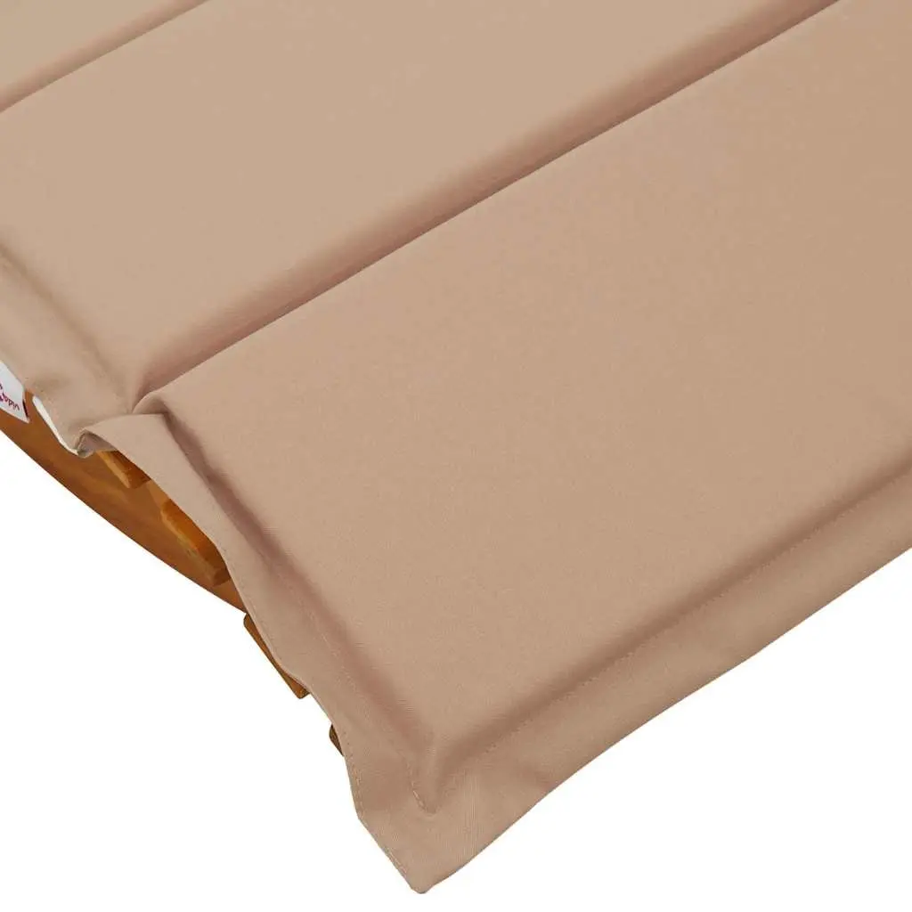 Sun Lounger Set Modern Acacia Wood 2pcs Brown