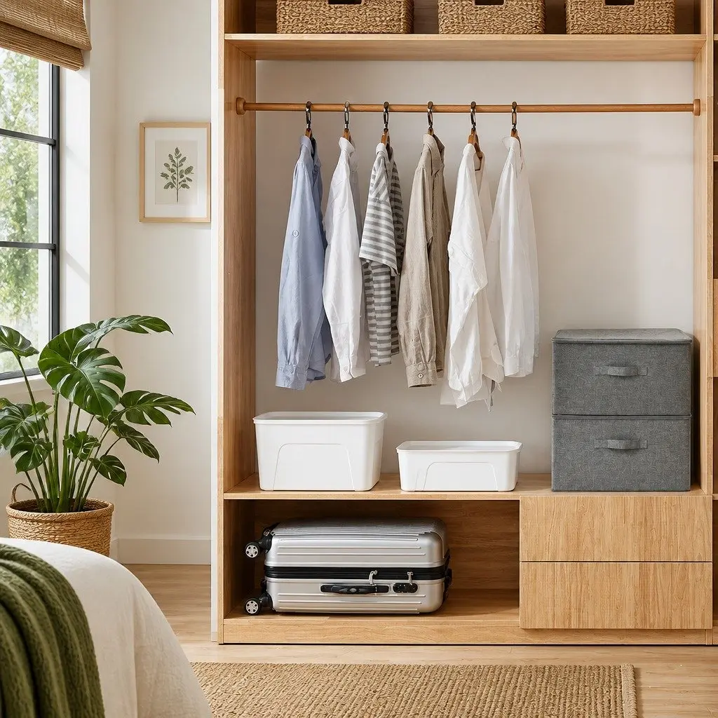 Foldable Fabric Storage Boxes Grey 43x34x23 cm 2 Piece