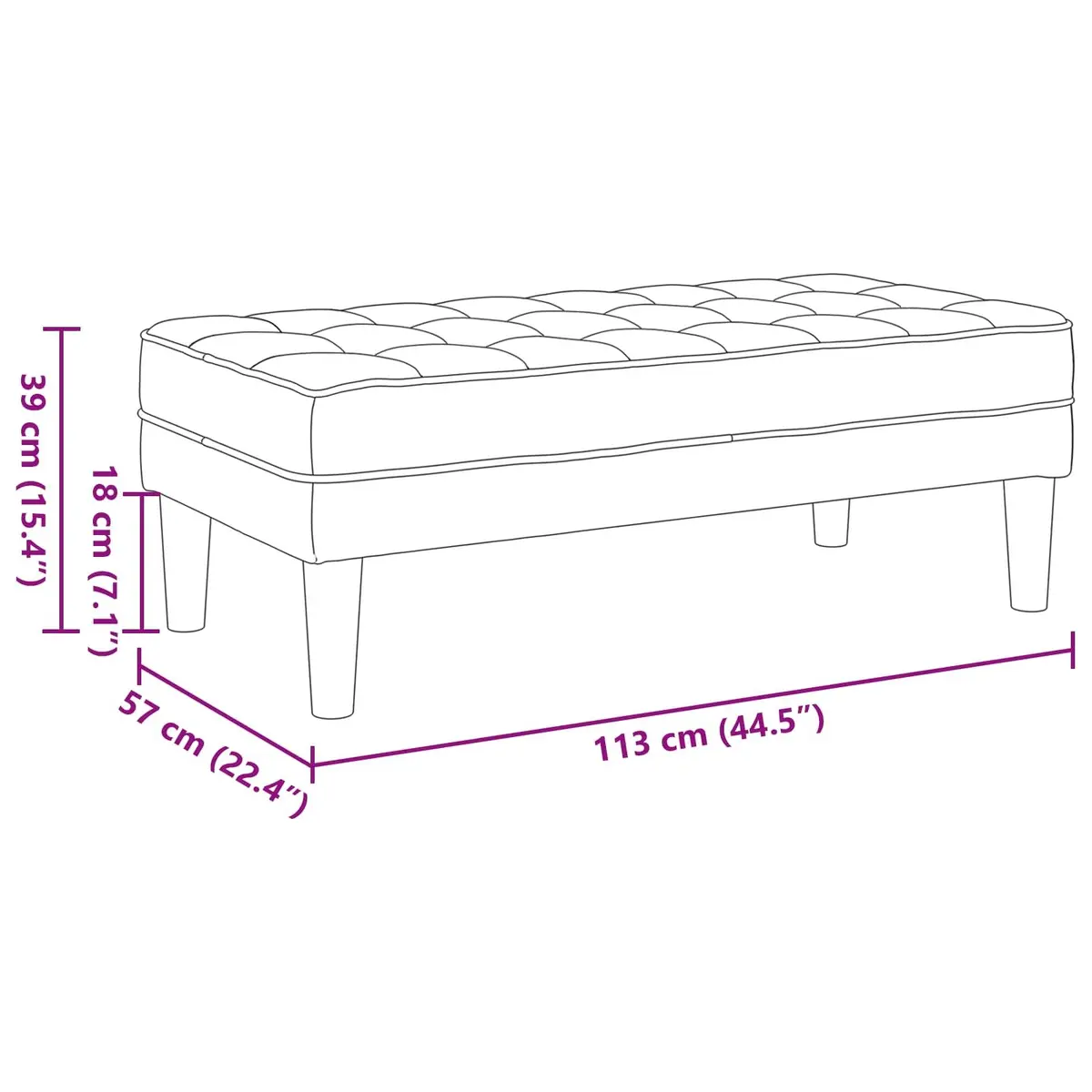 Modern Modular Sofa Set 2 Pieces Black Polyester Flat Armrests Contemporary