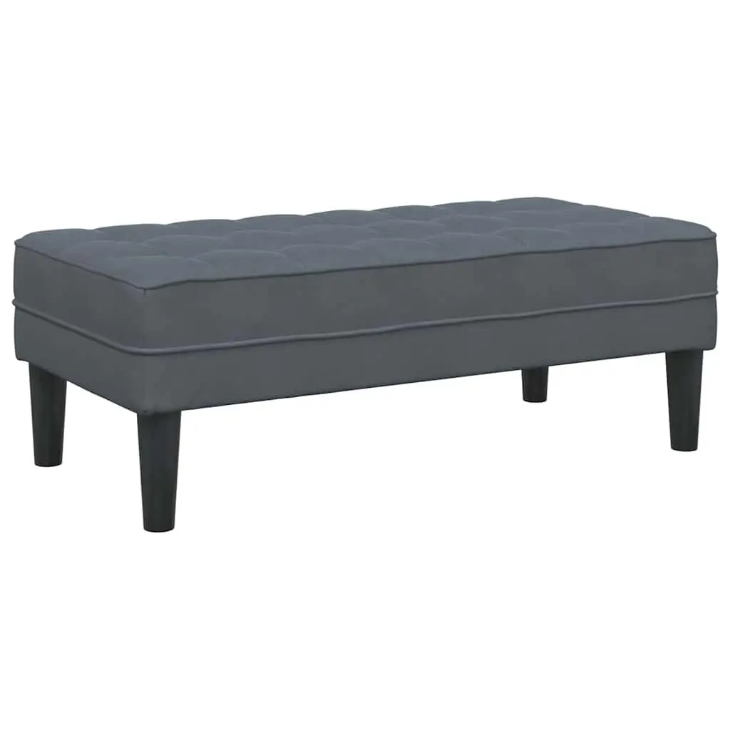 Modular Sofa Set 2-Piece Grey Polyester Modern Living Room Furniture