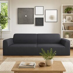 Friendly 3-Seater Slipcover for Your Sofa, Anthracite