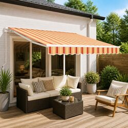Your New Favorite Yellow Retractable Awning 300 x 250 cm
