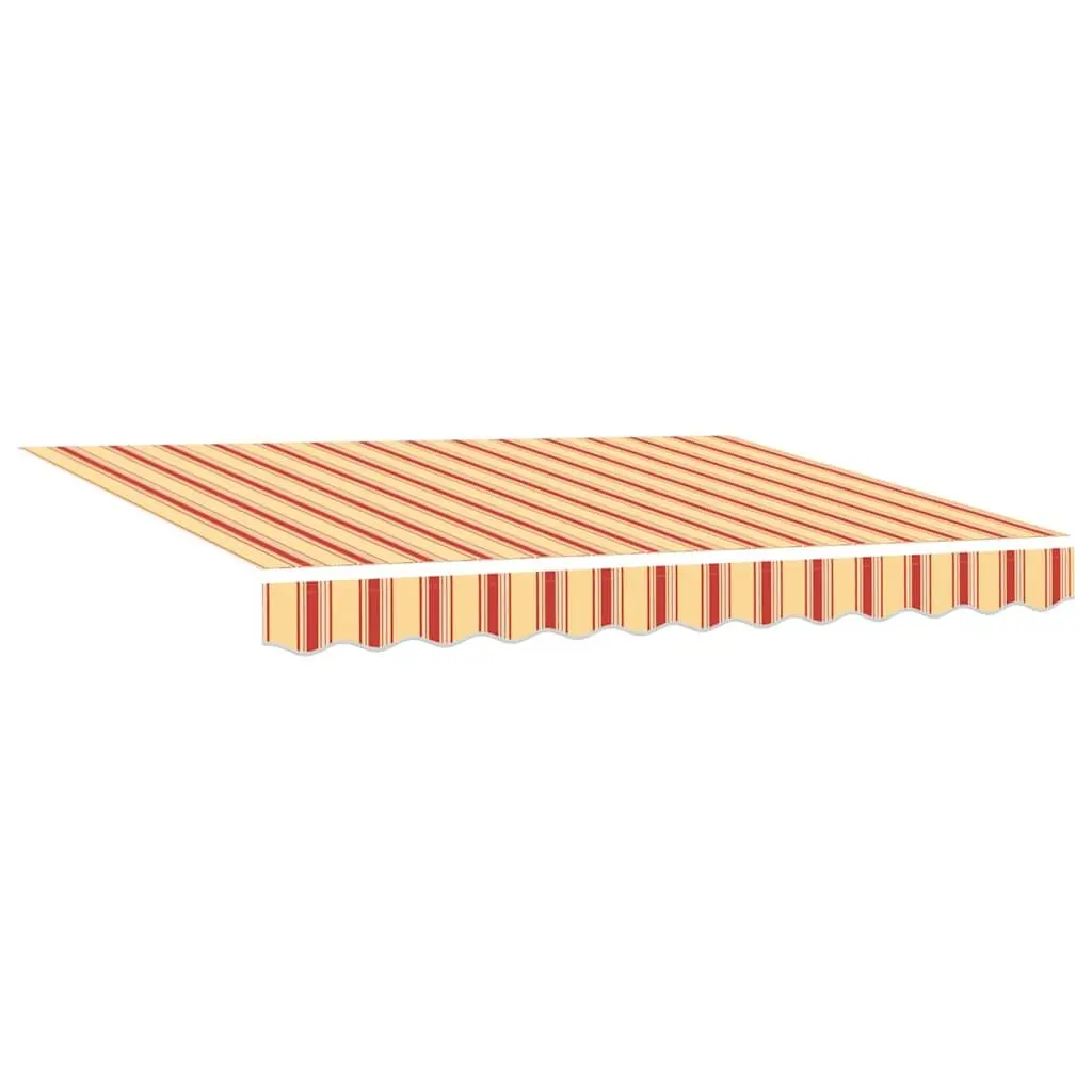 Retractable Awning Yellow Manual Crank 300 x 250 cm Outdoor Garden Patio Shade