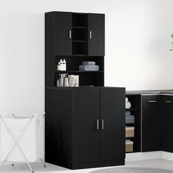 Your Friendly Black Oak Laundry Organizer - 2 Pcs