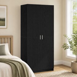 Your Ideal Storage Solution: Black Wardrobe - 80 x 50.5 x 180 cm