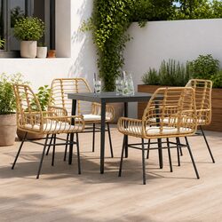 Your Friendly 5 Piece Garden Dining Set for Relaxing Outdoors