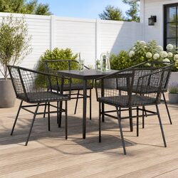 Friendly 5 Piece Garden Dining Set for You