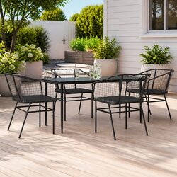 Friendly 5 Piece Garden Dining Set for Your Outdoors