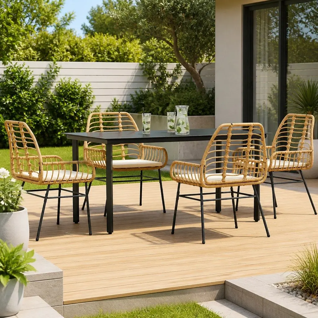 5 Piece Garden Dining Set