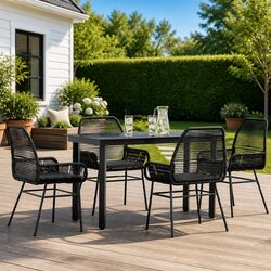 Enjoy Outdoor Gatherings with 5 Piece Garden Dining Set