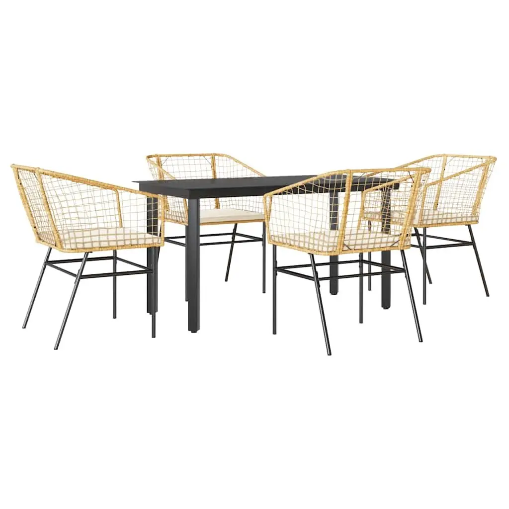 Brown Garden Dining Set