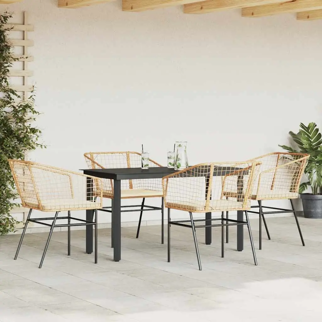Brown Garden Dining Set