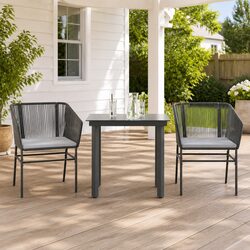 Your Ideal Outdoor Dining Set Awaits: 3-Piece Rattan Set