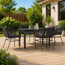 Friendly 5-Piece Garden Dining Set for Your Patio