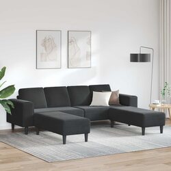 Your New Favorite 3 Piece Black Sofa Set