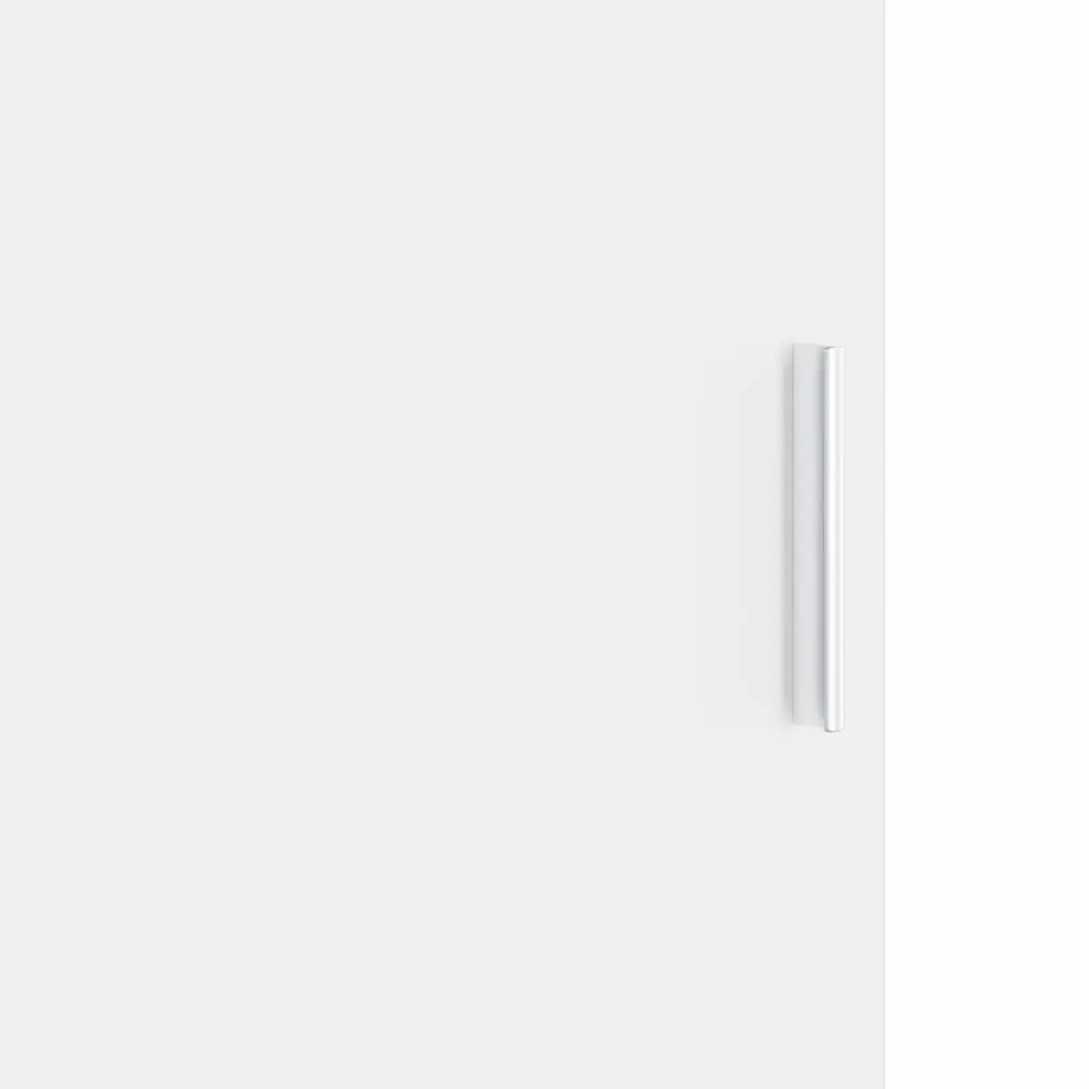 Desk with Shelves and Hinged Doors White Engineered Wood Office Workspace Storage 2 Piece