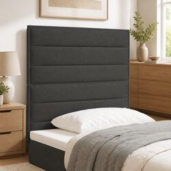 A Friendly Addition: Your New Dark Grey Adjustable Headboard