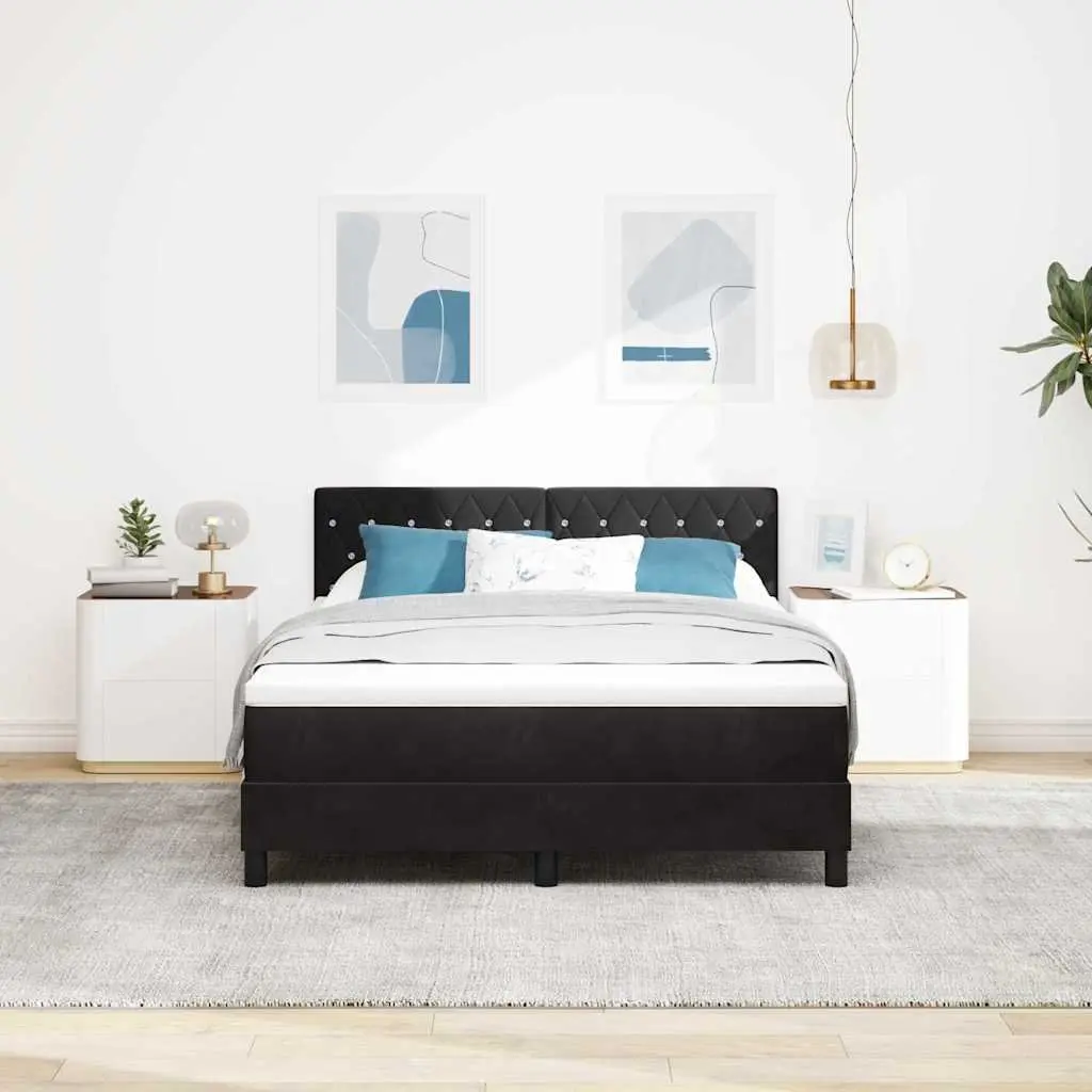 Box Spring Bed with Style & Comfort