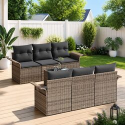 Your Perfect 7-Piece Outdoor Sofa Set in Grey