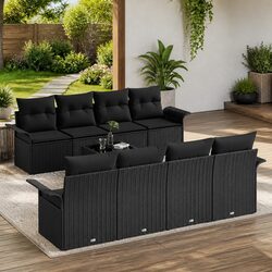 Your Ideal 9-Piece Garden Sofa Set Awaits You