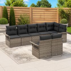 Create a Cozy Outdoor Space with This 8-Piece Sofa Set