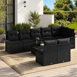 Join Friends with This Friendly 9 Piece Garden Sofa Set
