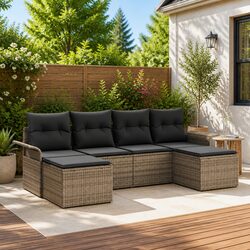 Your New Favorite Outdoor Set: 6-Piece Garden Sofa