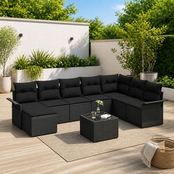Create Your Outdoor Haven with a 9-Piece Sofa Set