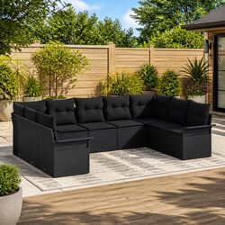 Join Friends Outside with This Stylish Garden Sofa Set