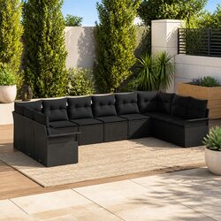 Enjoy Your Outdoors with This 10 Piece Garden Sofa Set