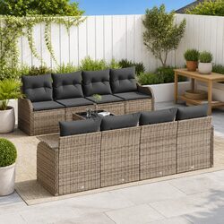 Friendly Grey Outdoor Sofa Set for Your Enjoyment