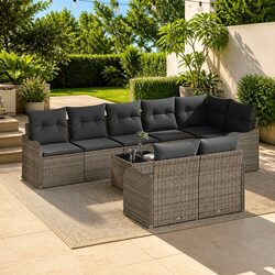 Friendly 9-Piece Garden Sofa Set for Your Outdoor Space