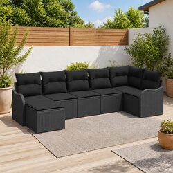 Your Outdoor Oasis Awaits with a 7-Piece Sofa Set