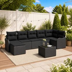 Your New Favorite Black Rattan Sofa Set for Outdoors