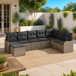 Your New Favorite Outdoor Sofa Set – 8 Pieces Included