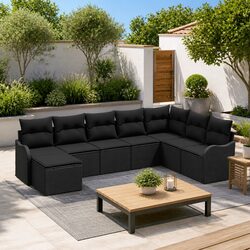 Your Friendly 8-Piece Garden Sofa Set Awaits